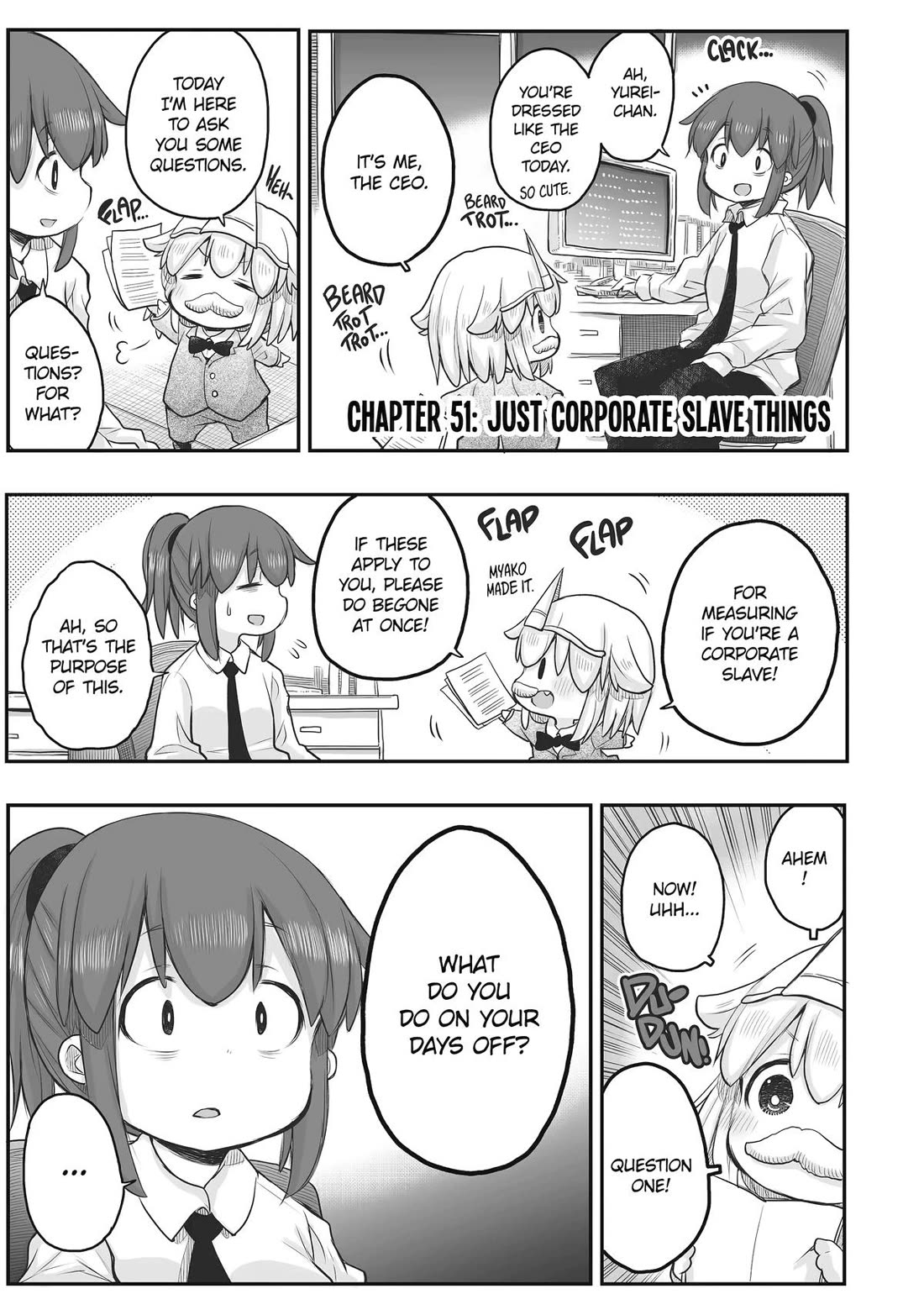Ms. Corporate Slave Wants to be Healed by a Loli Spirit Chapter 51 page 1 - Chapter 51