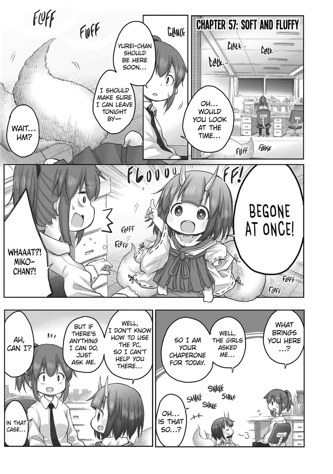 Ms. Corporate Slave Wants to be Healed by a Loli Spirit Chapter 57 page 1 - Chapter 57