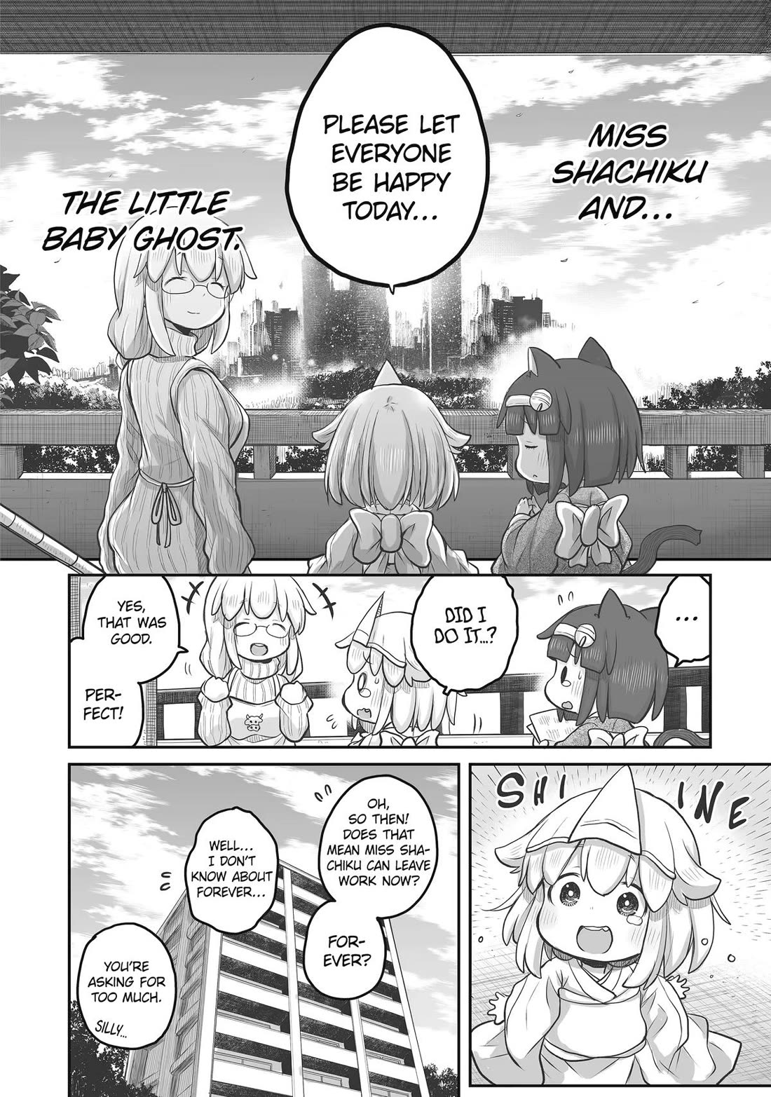 Ms. Corporate Slave Wants to be Healed by a Loli Spirit Chapter 84 page 4 - Chapter 84
