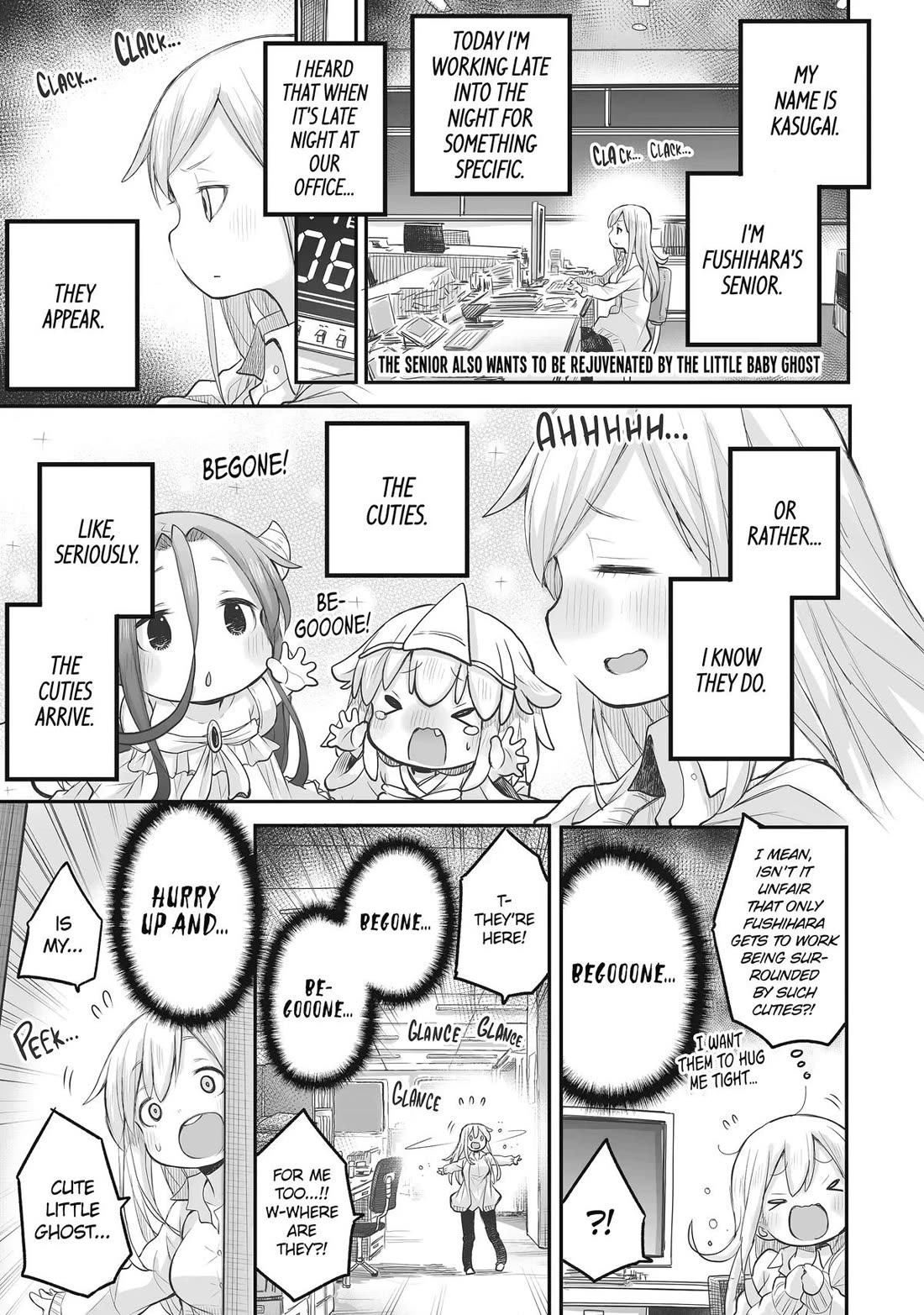 Ms. Corporate Slave Wants to be Healed by a Loli Spirit Chapter 87 page 1 - Chapter 87