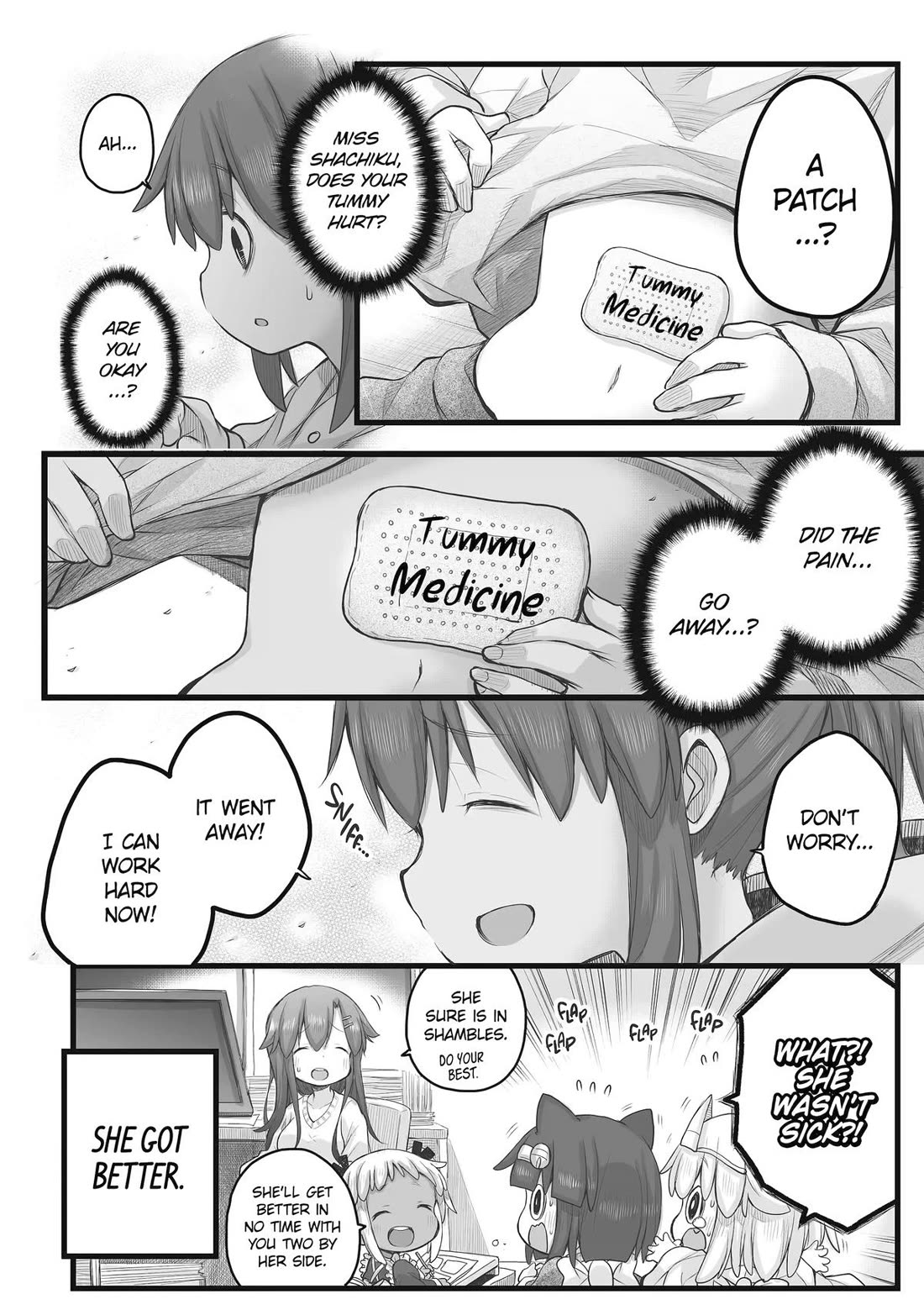 Ms. Corporate Slave Wants to be Healed by a Loli Spirit Chapter 88 page 4 - Chapter 88