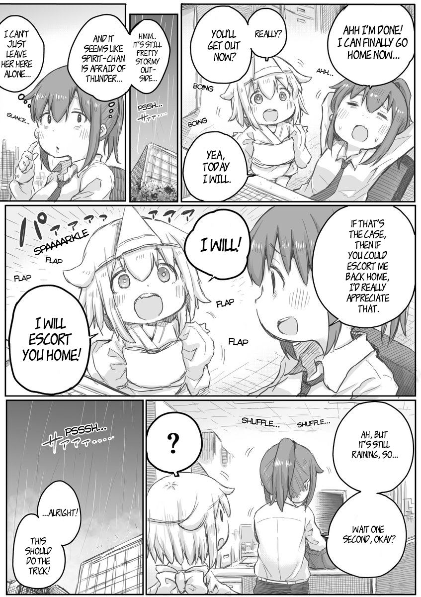 Ms. Corporate Slave Wants to be Healed by a Loli Spirit Chapter 9 page 1 - Chapter 9