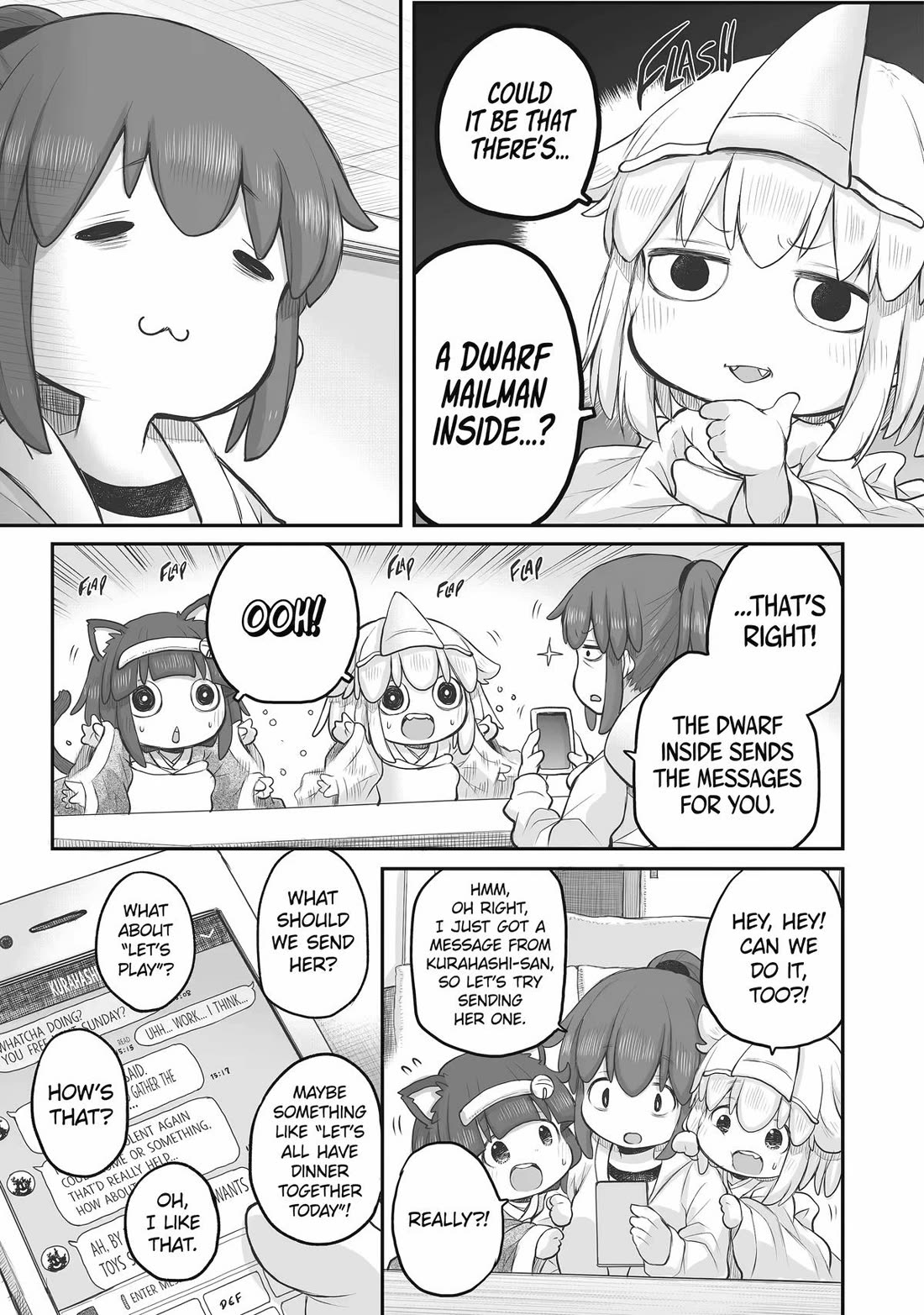 Ms. Corporate Slave Wants to be Healed by a Loli Spirit Chapter 91 page 5 - Chapter 91