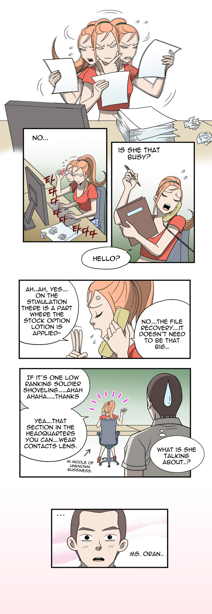 Ms Oran 100 Chapter 1.2 page 16 - Chapter 1 v2 : A Strange Explosive Girl!