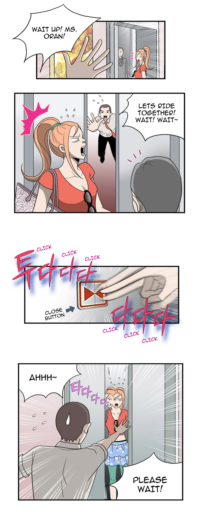 Ms Oran 100 Chapter 1.2 page 3 - Chapter 1 v2 : A Strange Explosive Girl!