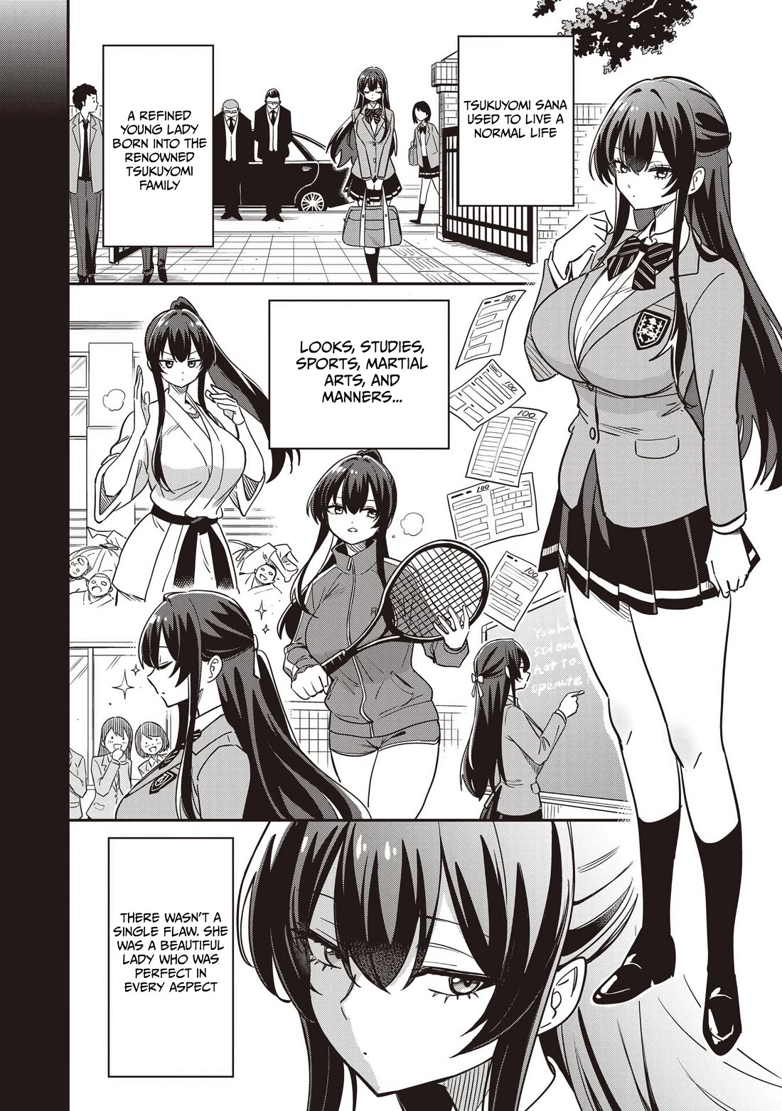 Ms. Undead's Clumsy Youth Chapter 1 page 6 - Chapter 1: Raise your hand