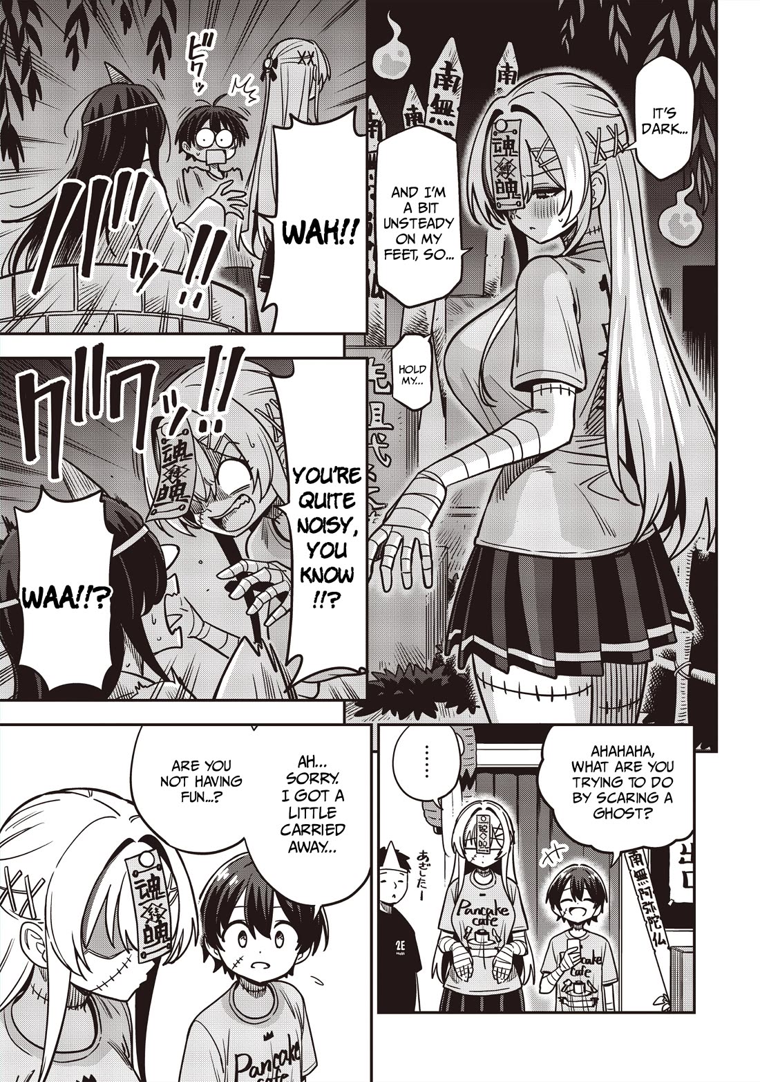 Ms. Undead's Clumsy Youth Chapter 13.1 page 7 - Chapter 13.1: Super, super, super satisfied