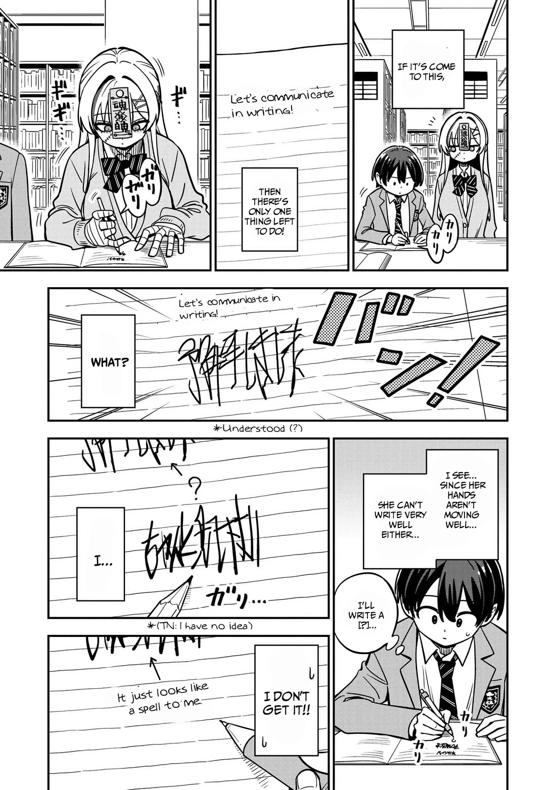 Ms. Undead's Clumsy Youth Chapter 14 page 11 - Chapter 14: Studying for tests