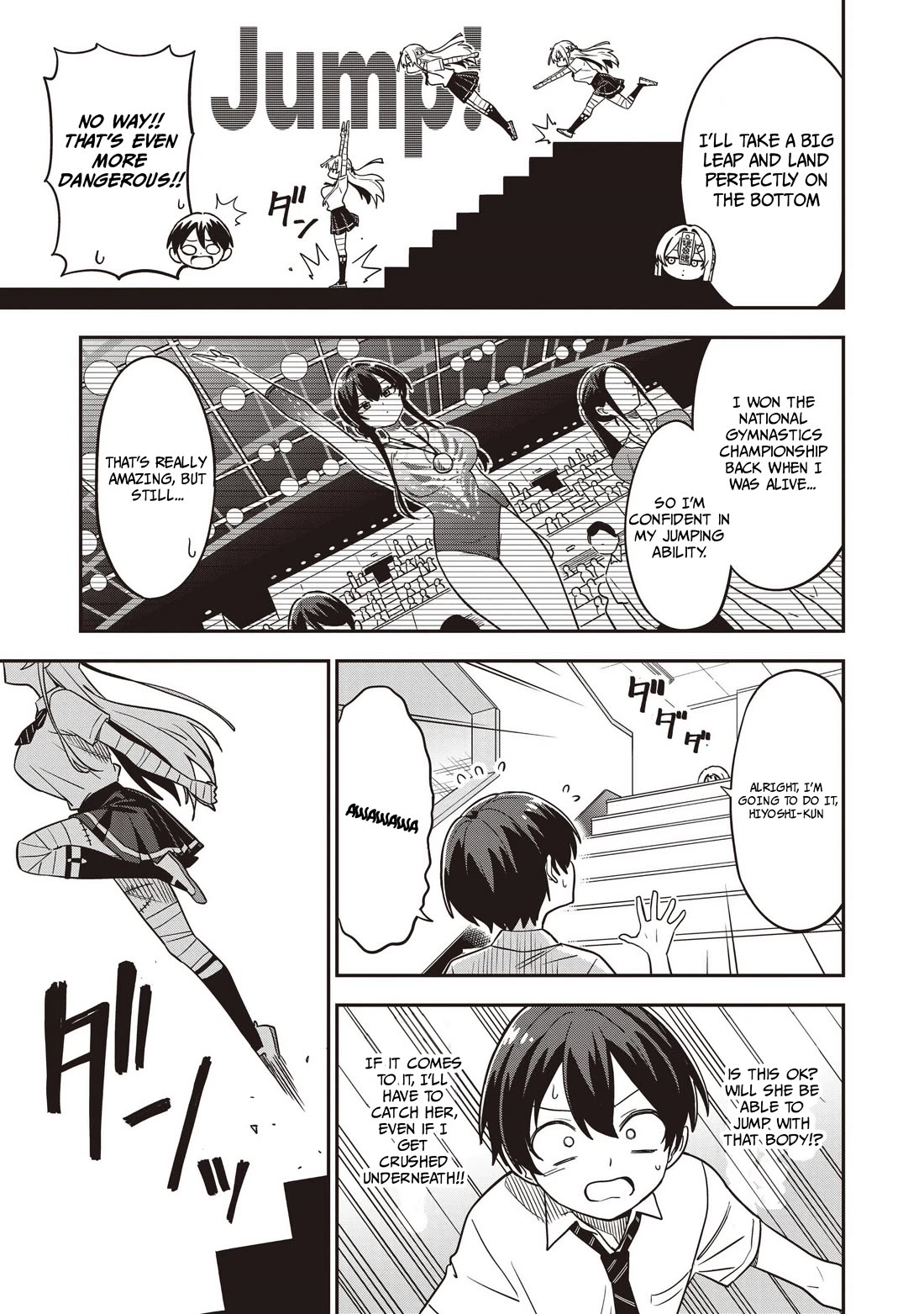 Ms. Undead's Clumsy Youth Chapter 2 page 11 - Chapter 2: Stairs