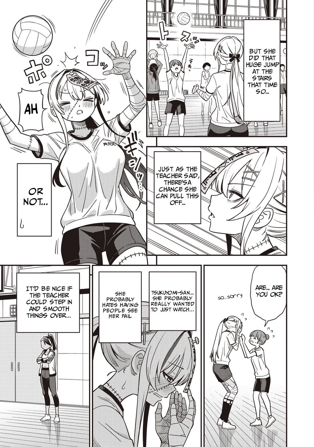 Ms. Undead's Clumsy Youth Chapter 5 page 7 - Chapter 5: P.E.