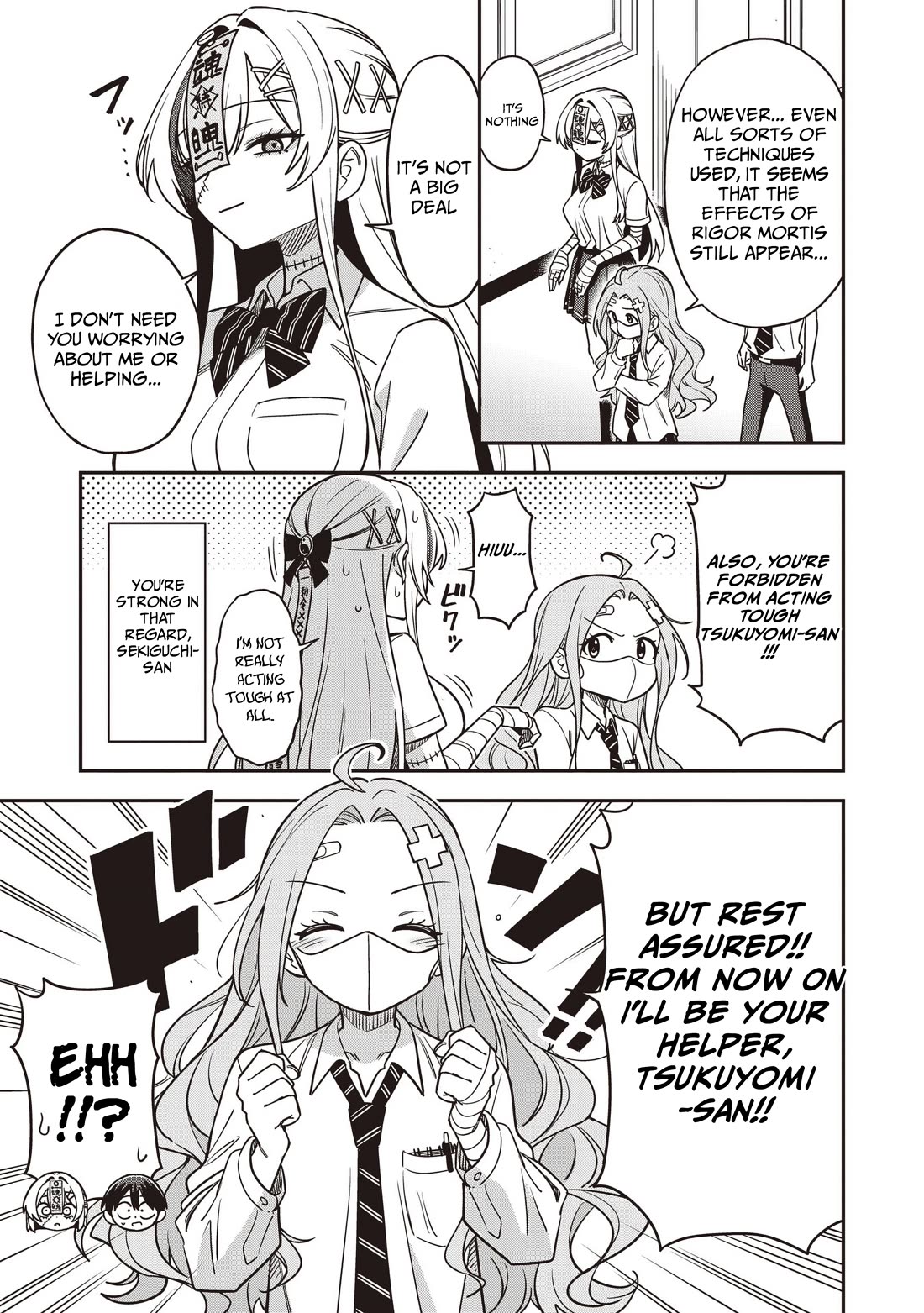 Ms. Undead's Clumsy Youth Chapter 6 page 13 - Chapter 6: Female Health Committee Member