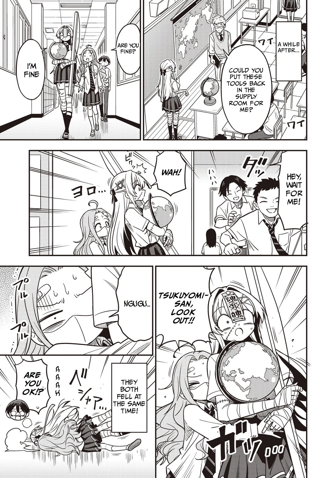 Ms. Undead's Clumsy Youth Chapter 6 page 22 - Chapter 6: Female Health Committee Member