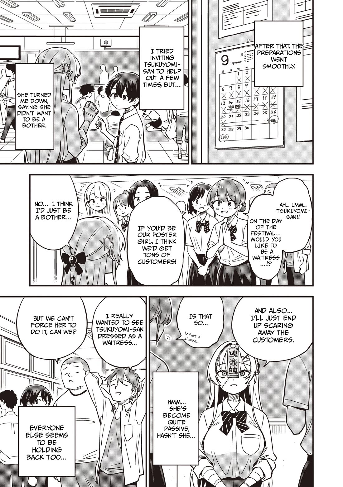 Ms. Undead's Clumsy Youth Chapter 9 page 17 - Chapter 9: Cultural Festival Preparations