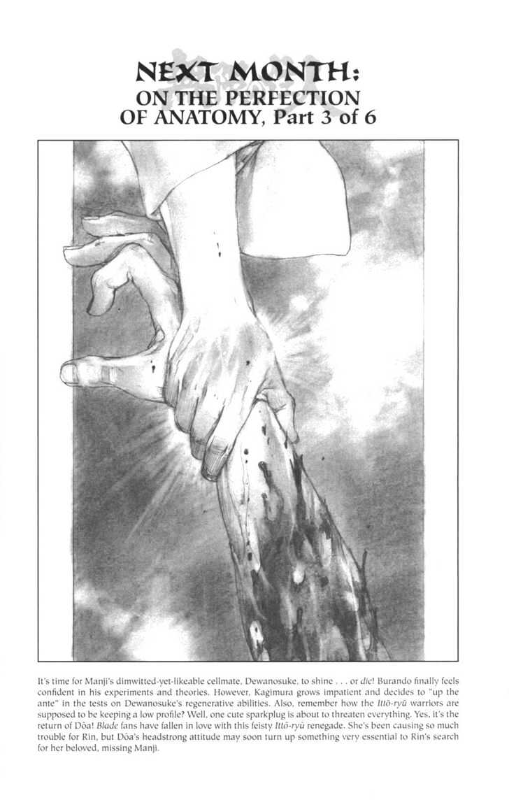Mugen no Juunin Chapter 100 page 33 - Chapter 100 : On the Perfection of Anatomy Part 2