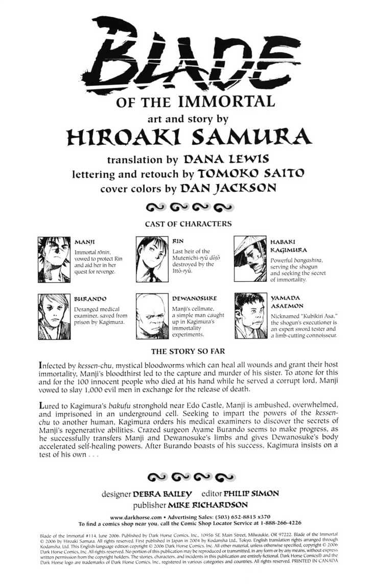 Mugen no Juunin Chapter 101 page 2 - Chapter 101 : On the Perfection of Anatomy Part 3