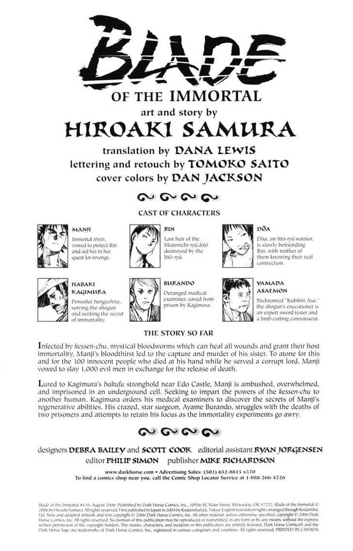 Mugen no Juunin Chapter 103 page 2 - Chapter 103 : On the Perfection of Anatomy Part 5