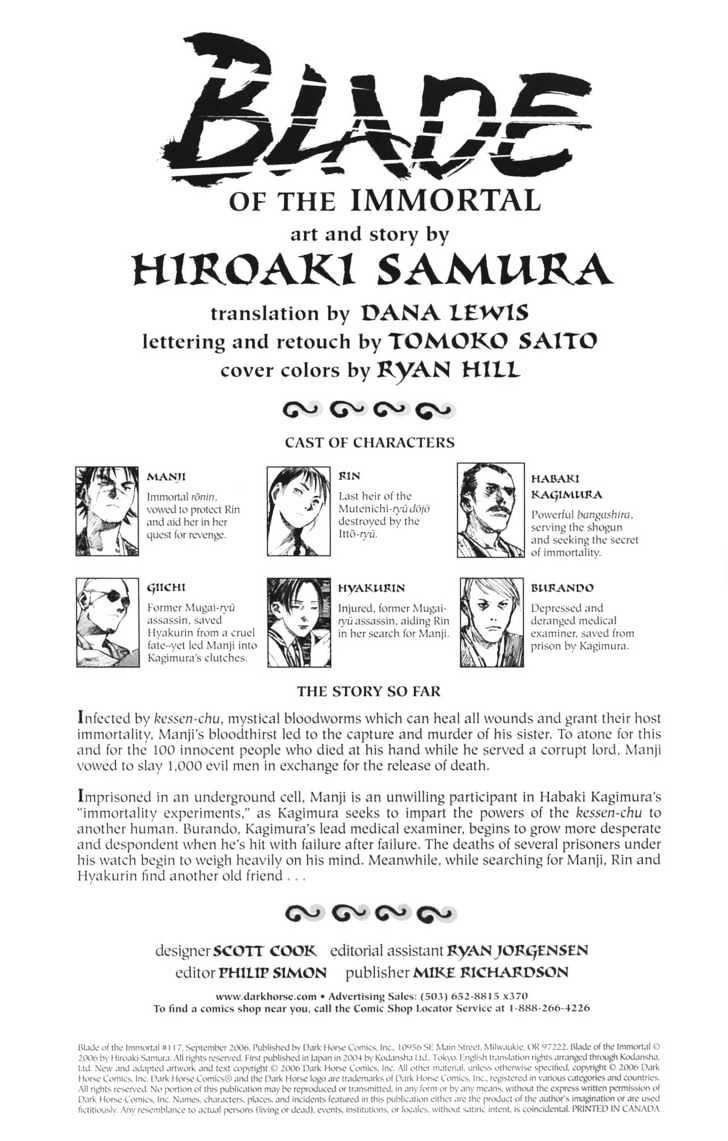 Mugen no Juunin Chapter 104 page 2 - Chapter 104 : On the Perfection of Anatomy Part 6