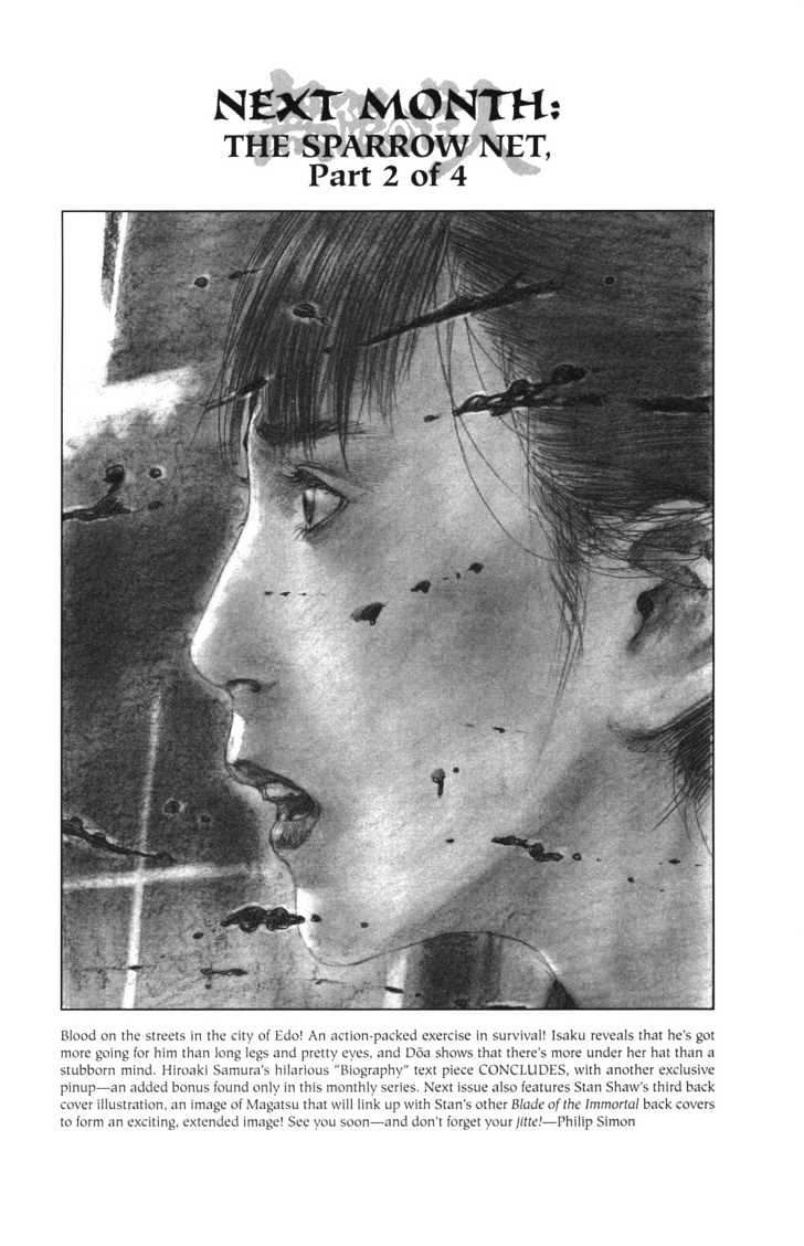 Mugen no Juunin Chapter 105 page 32 - Chapter 105 : The Sparrow Net Part 1