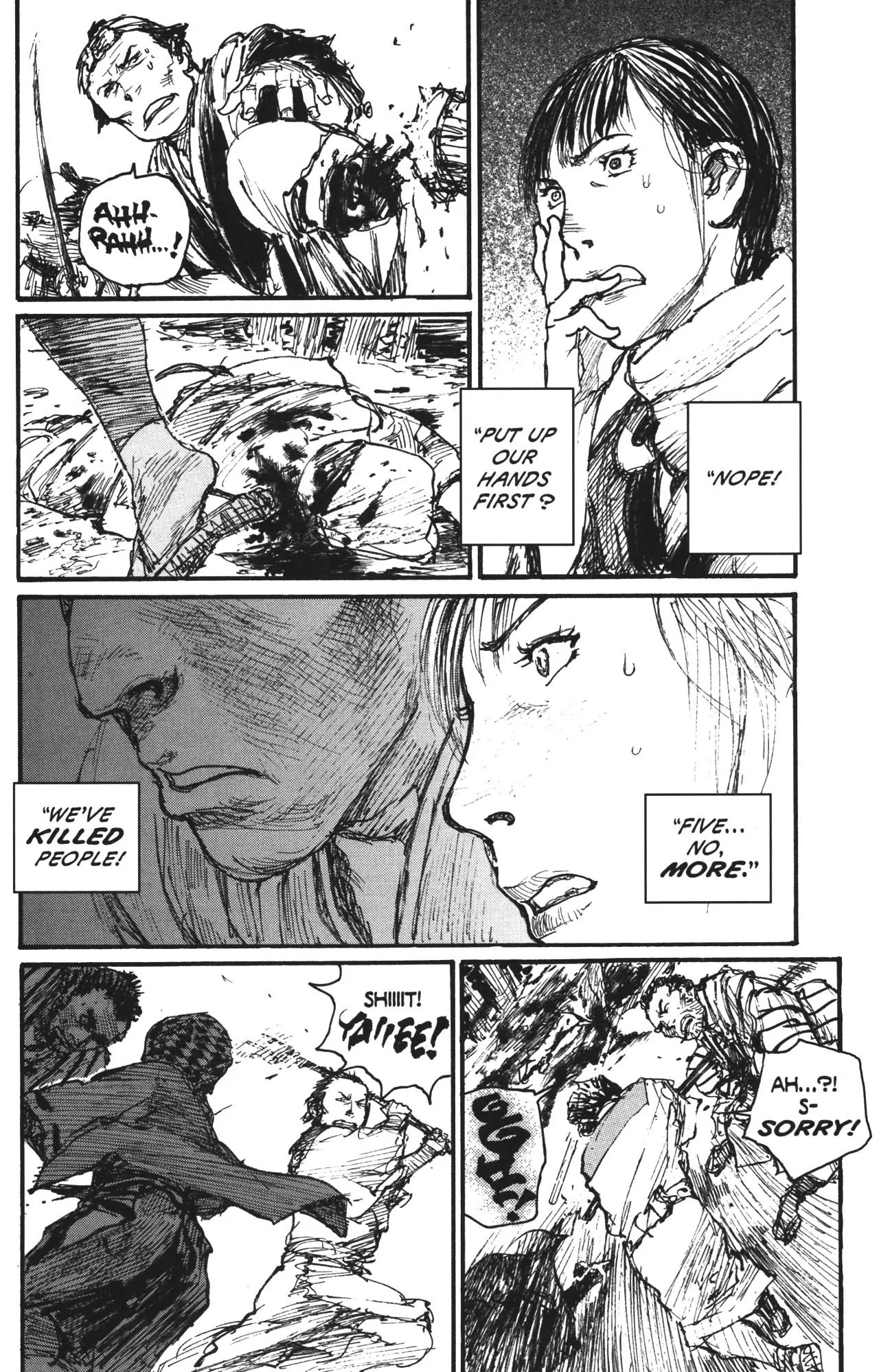 Mugen no Juunin Chapter 106 page 16 - Chapter 106: The Sparrow Net Part 2