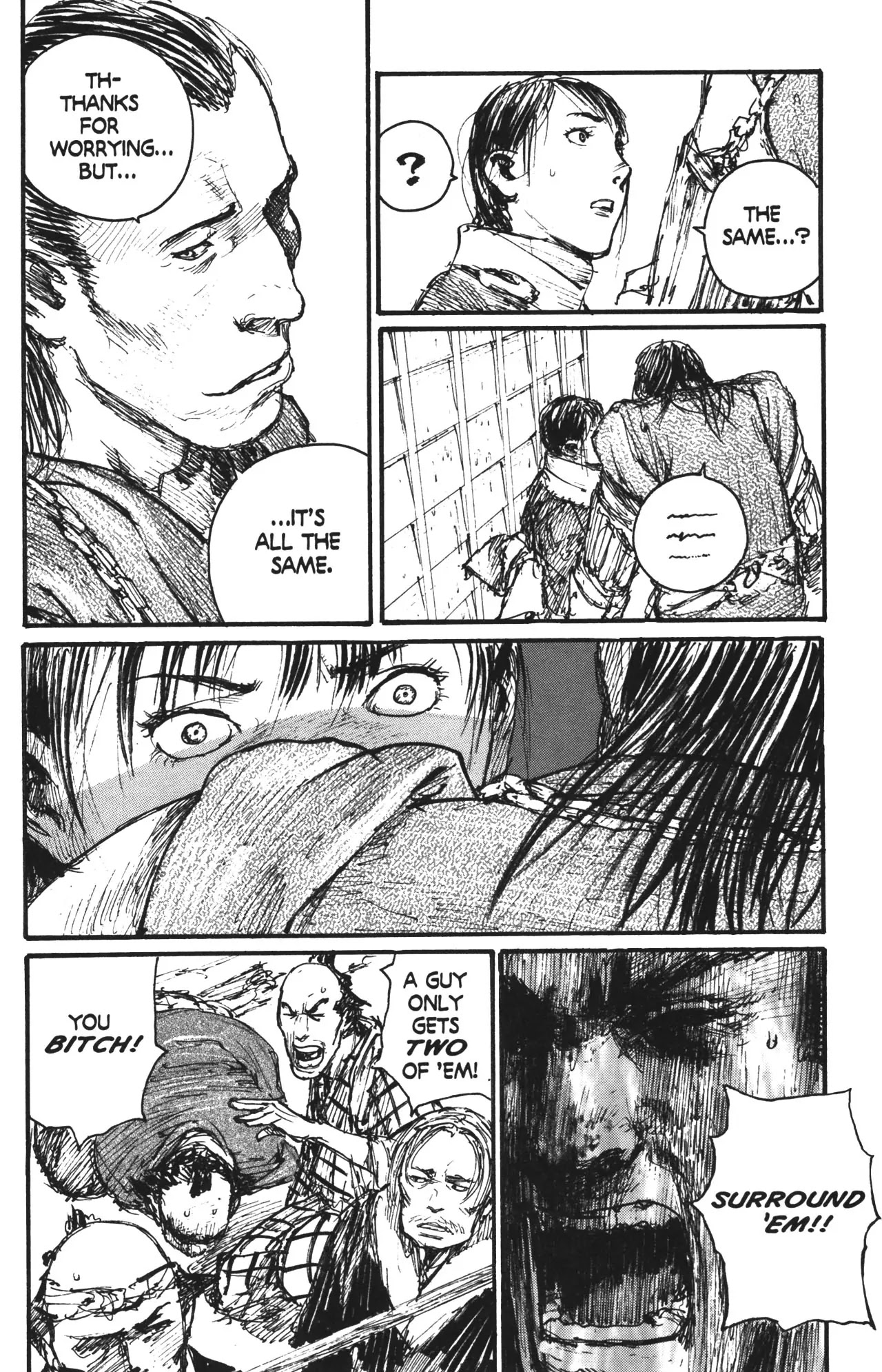 Mugen no Juunin Chapter 106 page 8 - Chapter 106: The Sparrow Net Part 2