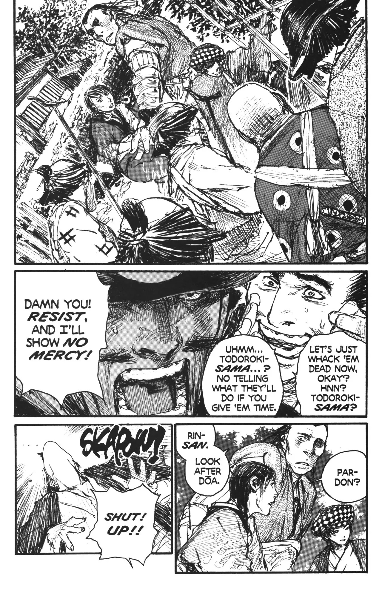 Mugen no Juunin Chapter 107 page 15 - Chapter 107: The Sparrow Net Part 3