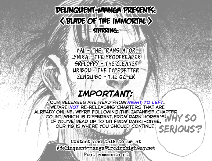 Mugen no Juunin Chapter 138.2 page 31 - Chapter 138 v2 : Visit - Part 2 -
