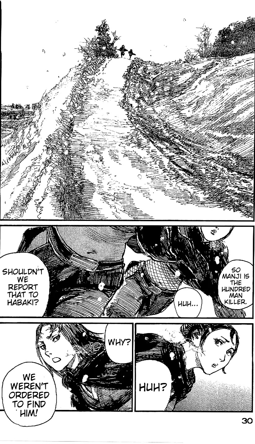 Mugen no Juunin Chapter 156 page 28 - Chapter 156: Snowflakes at Daybreak