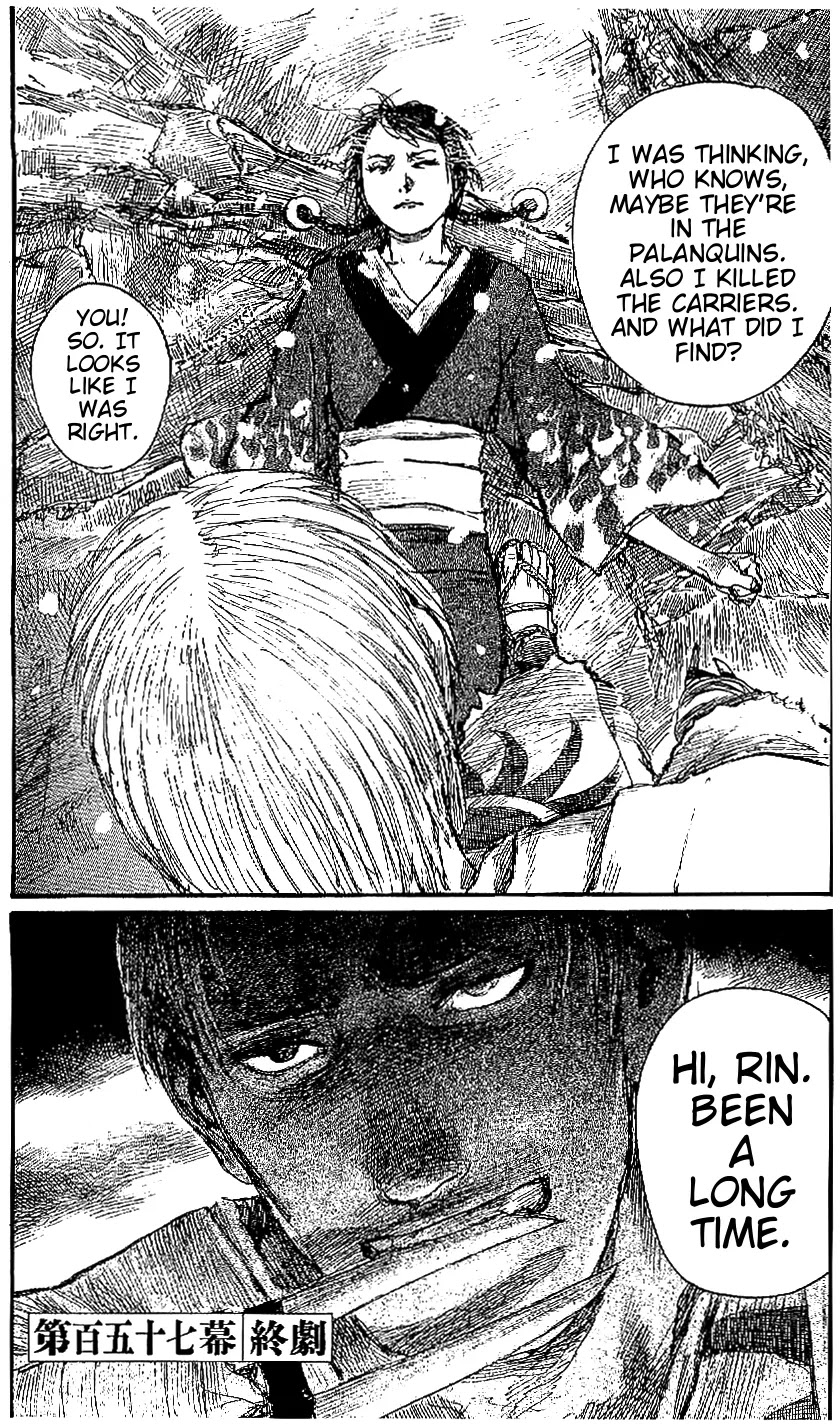 Mugen no Juunin Chapter 157 page 30 - Chapter 157: Snow That Fall Like Cherry Blossoms