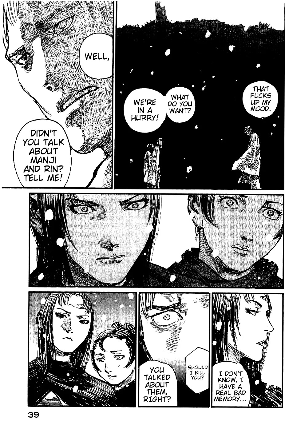 Mugen no Juunin Chapter 157 page 7 - Chapter 157: Snow That Fall Like Cherry Blossoms