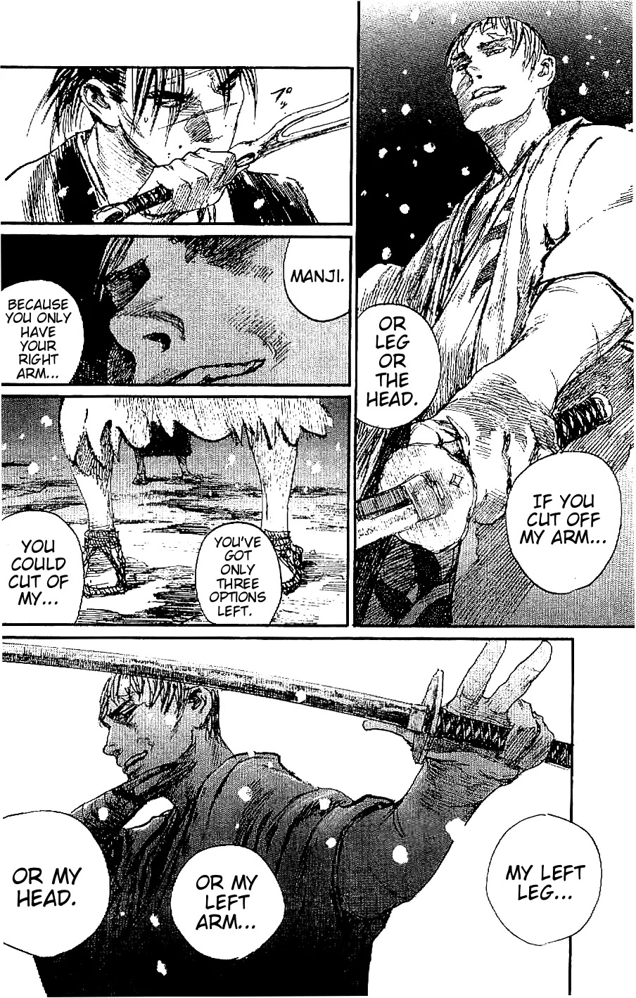 Mugen no Juunin Chapter 159 page 23 - Chapter 159: Snowflakes Dancing in Moonlight