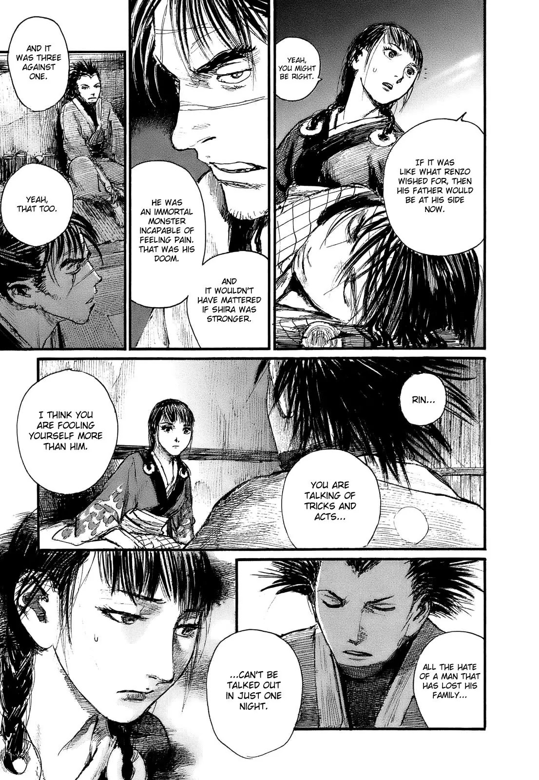 Mugen no Juunin Chapter 170 page 13 - Chapter 170: Dew on Spiderwebs