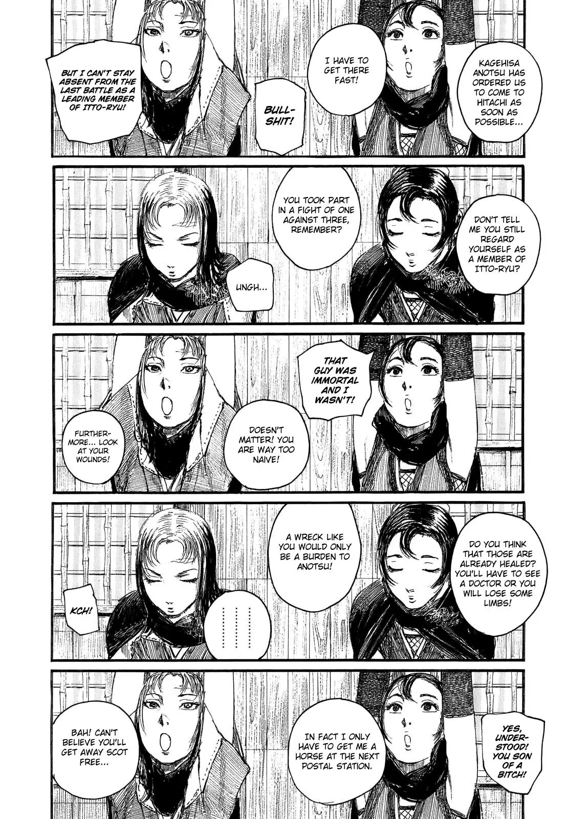 Mugen no Juunin Chapter 170 page 16 - Chapter 170: Dew on Spiderwebs