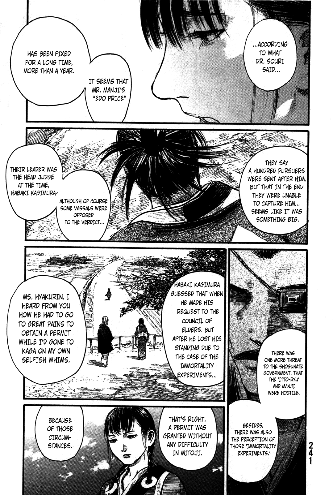 Mugen no Juunin Chapter 206 page 3 - Chapter 206: Manji and Rin [End]
