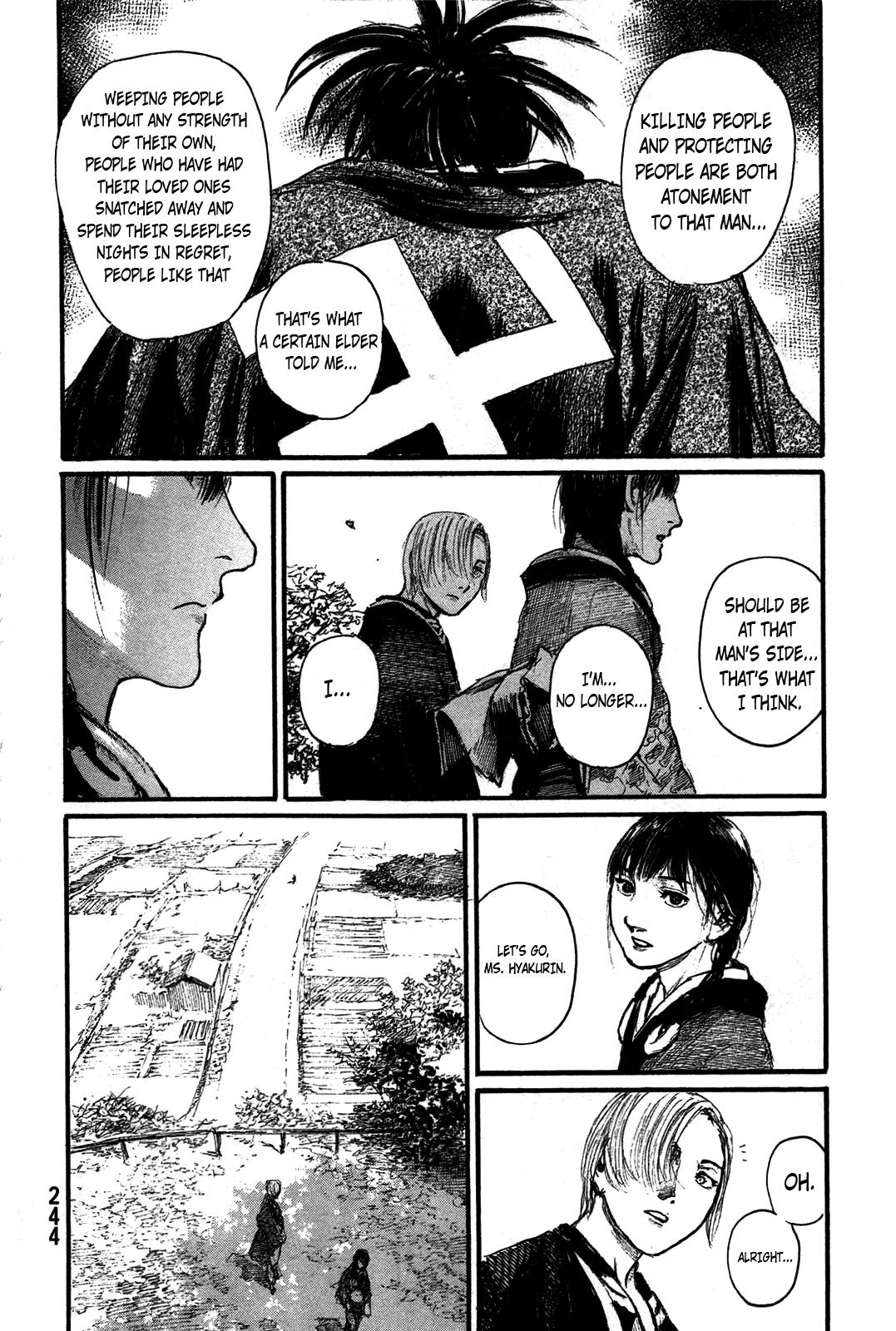 Mugen no Juunin Chapter 206 page 6 - Chapter 206: Manji and Rin [End]