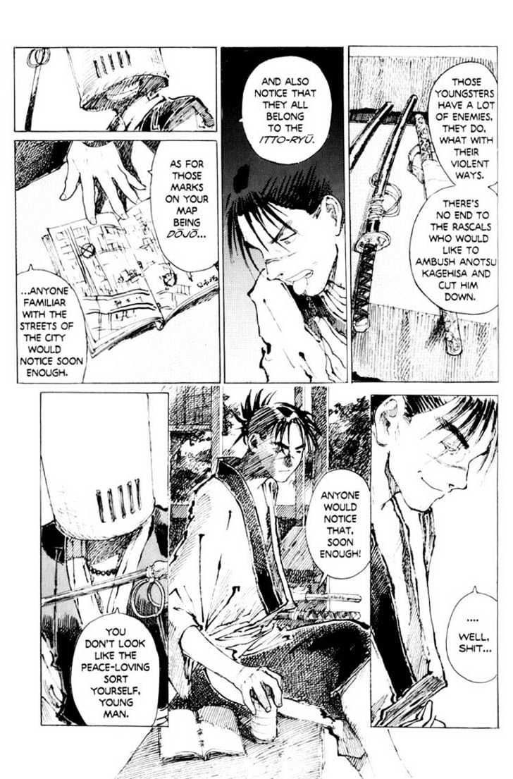 Mugen no Juunin Chapter 4 page 10 - Chapter 4 : Act 4: Cry of the Worm - Path of Fire