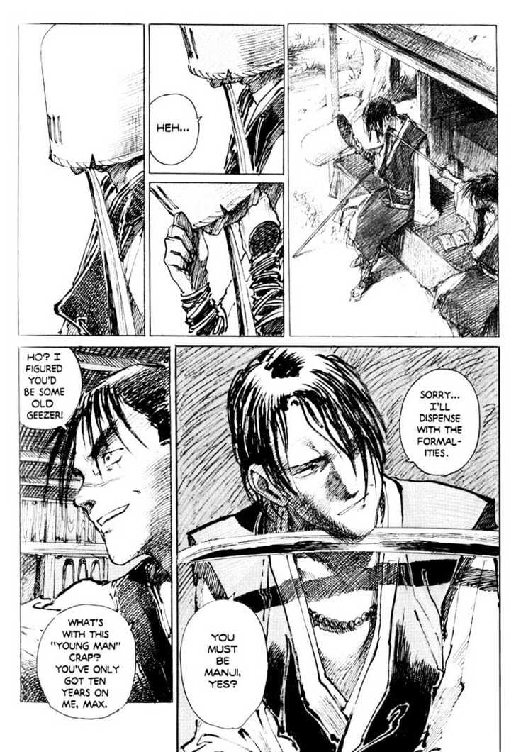 Mugen no Juunin Chapter 4 page 13 - Chapter 4 : Act 4: Cry of the Worm - Path of Fire