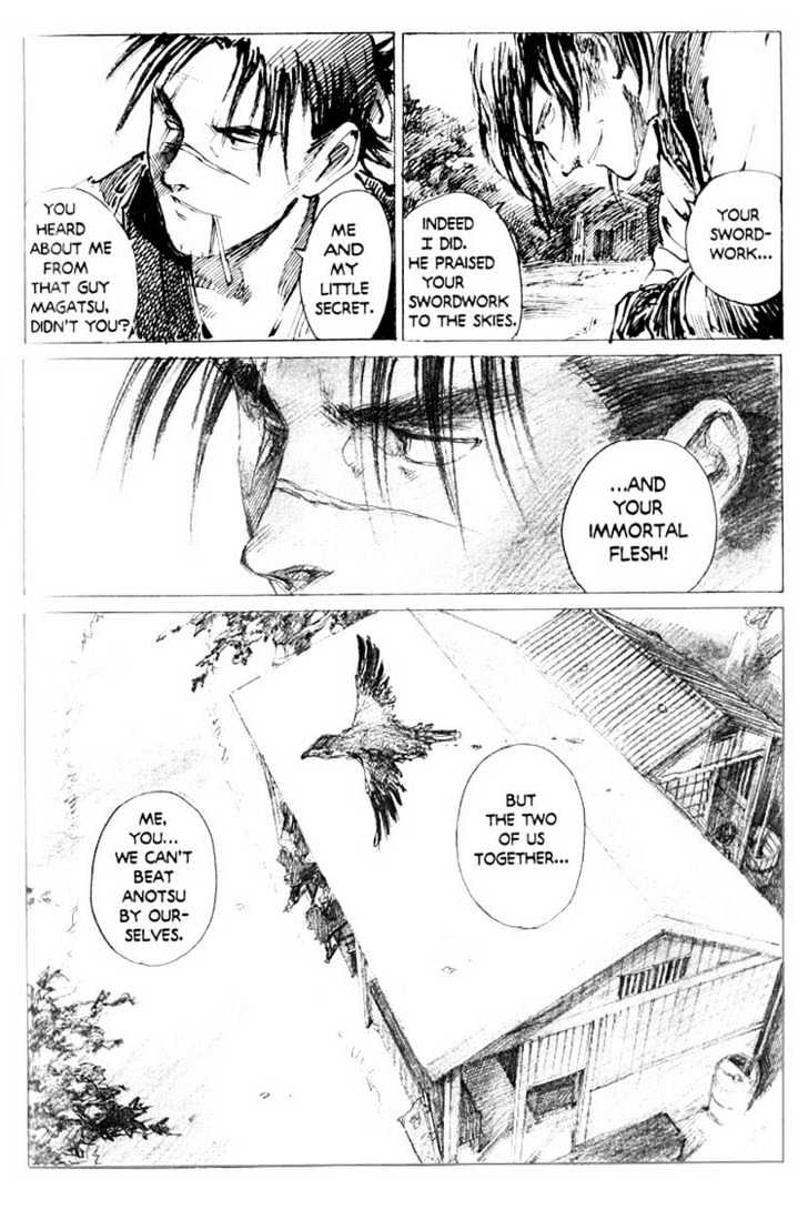Mugen no Juunin Chapter 4 page 19 - Chapter 4 : Act 4: Cry of the Worm - Path of Fire