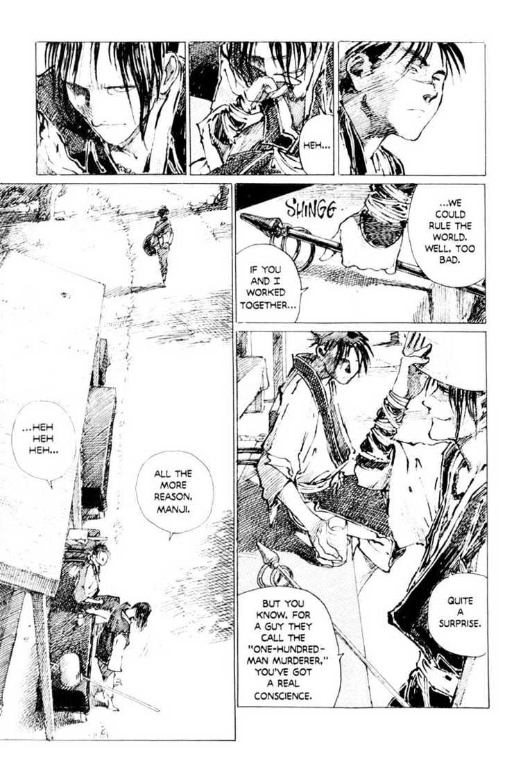 Mugen no Juunin Chapter 4 page 22 - Chapter 4 : Act 4: Cry of the Worm - Path of Fire