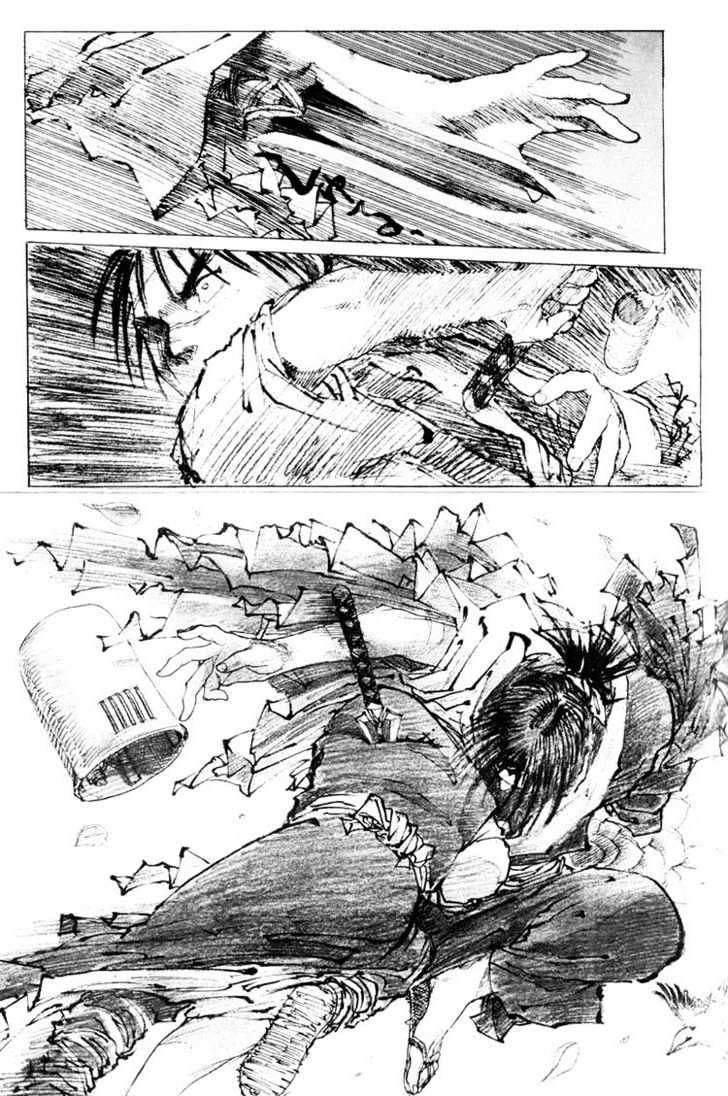 Mugen no Juunin Chapter 4 page 24 - Chapter 4 : Act 4: Cry of the Worm - Path of Fire