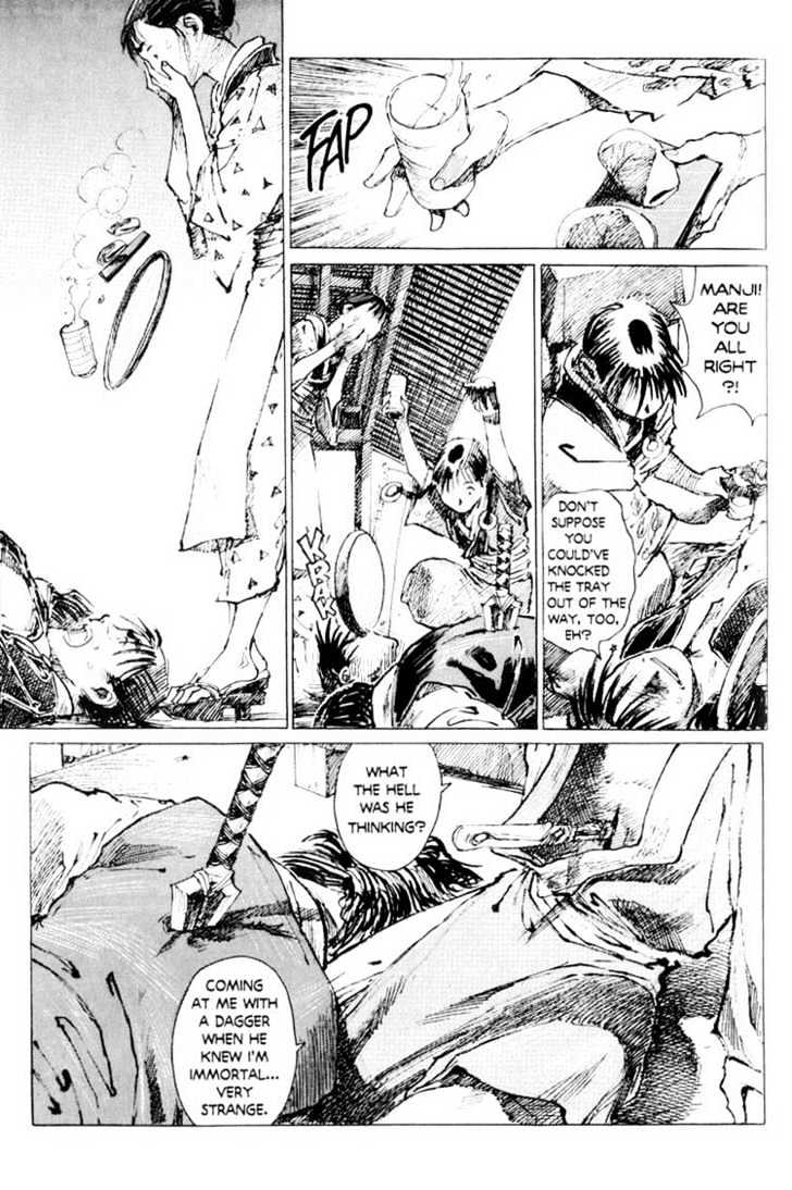 Mugen no Juunin Chapter 4 page 26 - Chapter 4 : Act 4: Cry of the Worm - Path of Fire