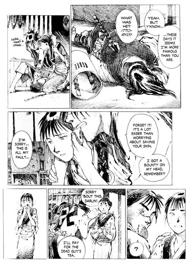 Mugen no Juunin Chapter 4 page 27 - Chapter 4 : Act 4: Cry of the Worm - Path of Fire