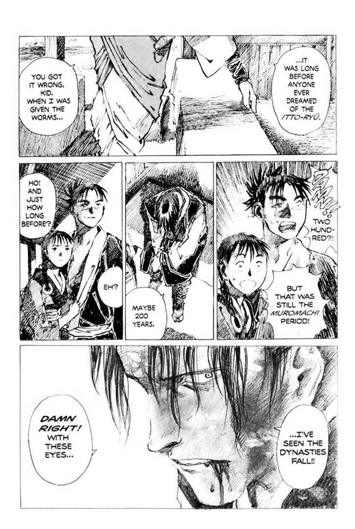 Mugen no Juunin Chapter 4 page 32 - Chapter 4 : Act 4: Cry of the Worm - Path of Fire