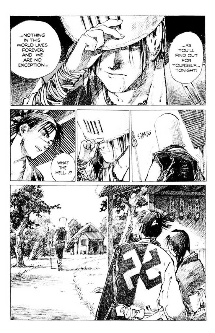 Mugen no Juunin Chapter 4 page 34 - Chapter 4 : Act 4: Cry of the Worm - Path of Fire