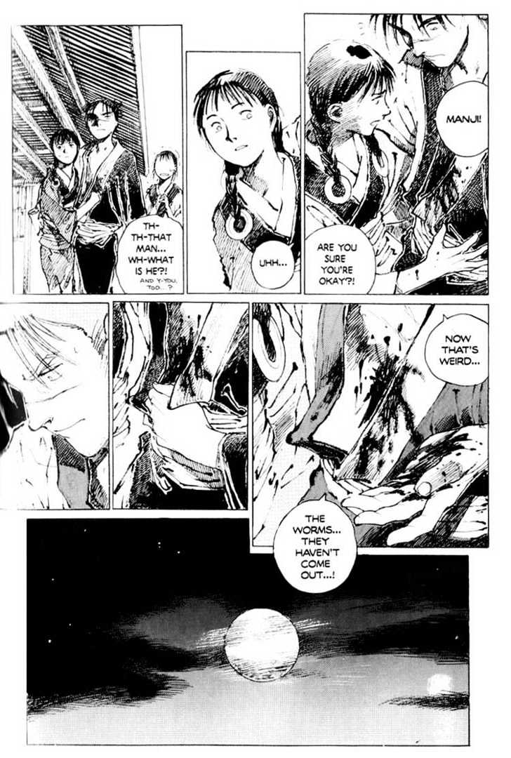 Mugen no Juunin Chapter 4 page 35 - Chapter 4 : Act 4: Cry of the Worm - Path of Fire