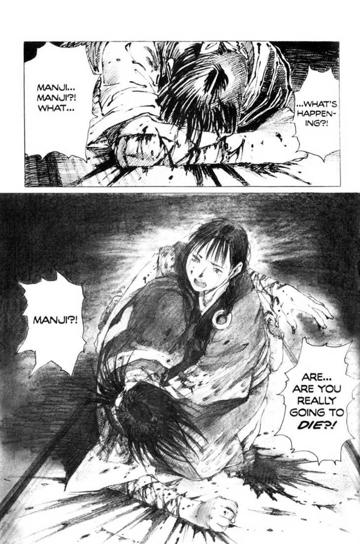 Mugen no Juunin Chapter 4 page 38 - Chapter 4 : Act 4: Cry of the Worm - Path of Fire