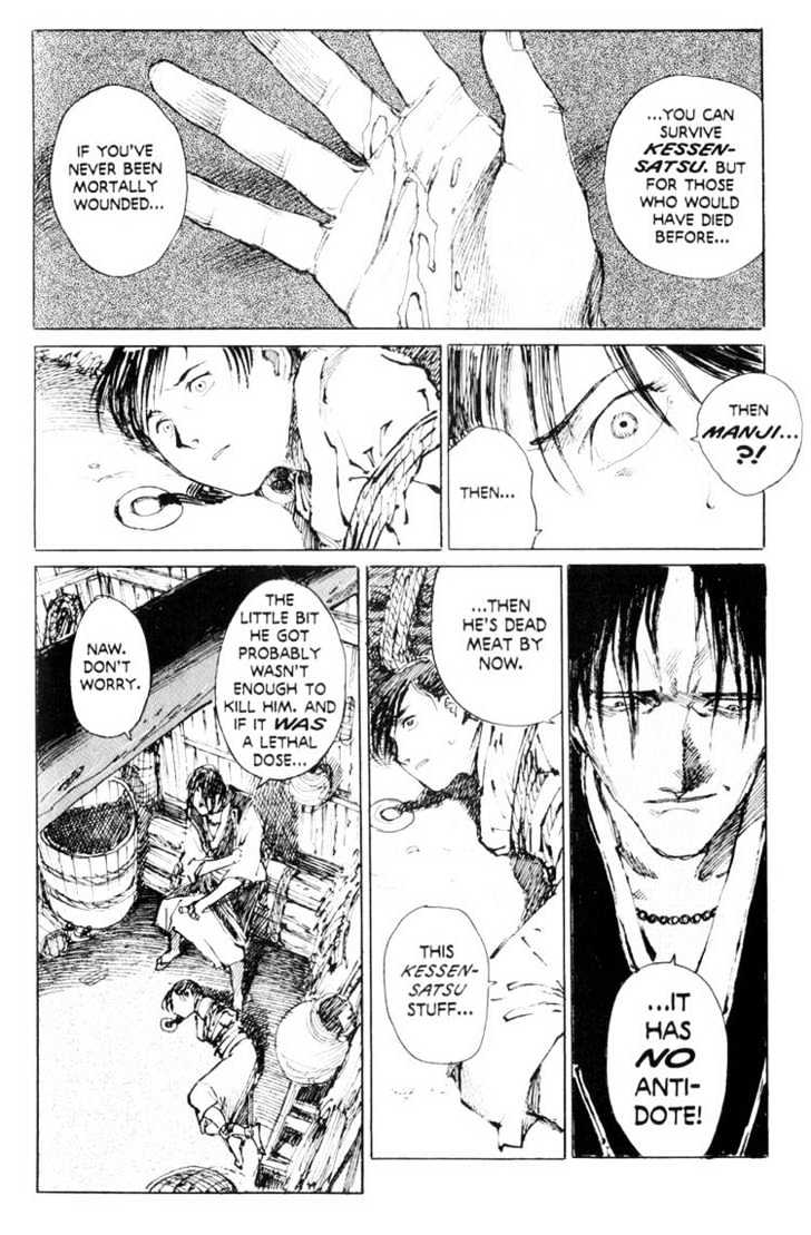 Mugen no Juunin Chapter 5 page 25 - Chapter 5 : Act 5: Cry of the Worm - Path of Blood