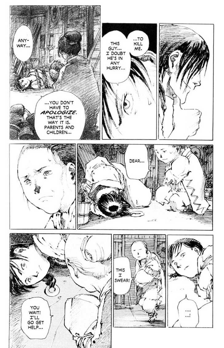 Mugen no Juunin Chapter 5 page 27 - Chapter 5 : Act 5: Cry of the Worm - Path of Blood