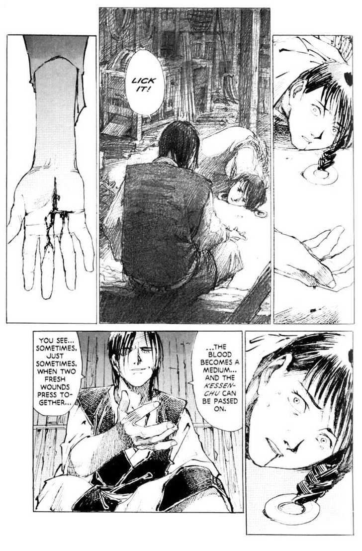 Mugen no Juunin Chapter 5 page 35 - Chapter 5 : Act 5: Cry of the Worm - Path of Blood