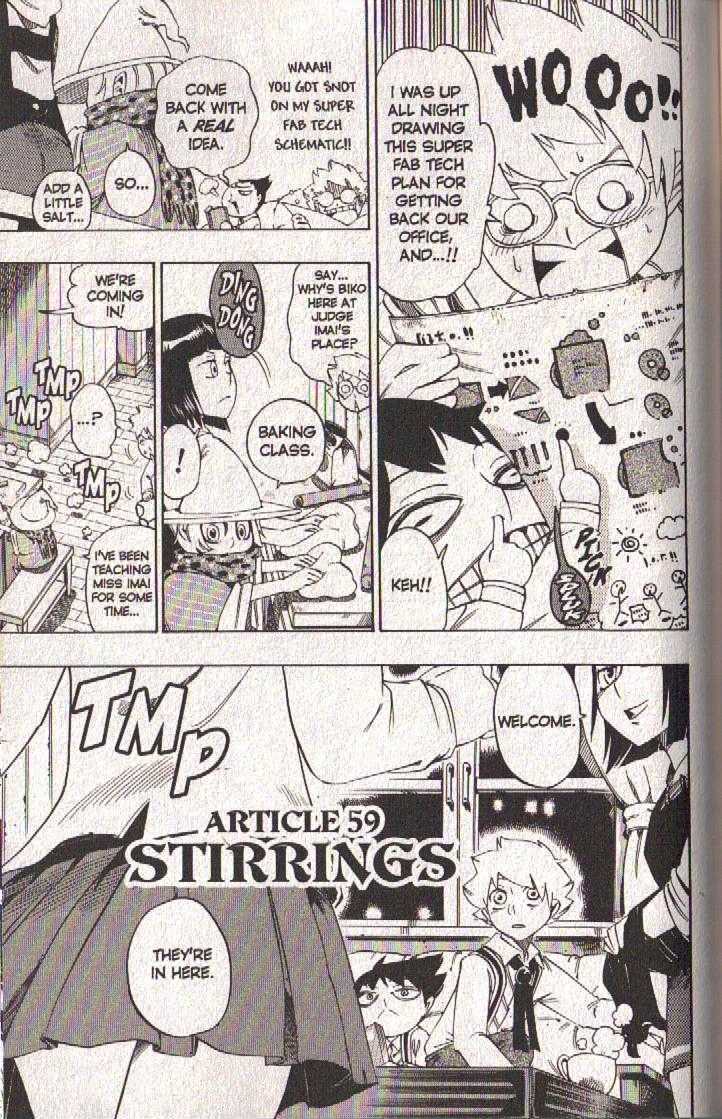 Muhyo to Rouji Chapter 59 page 6 - Chapter 59 : Article 59 -- Stirrings