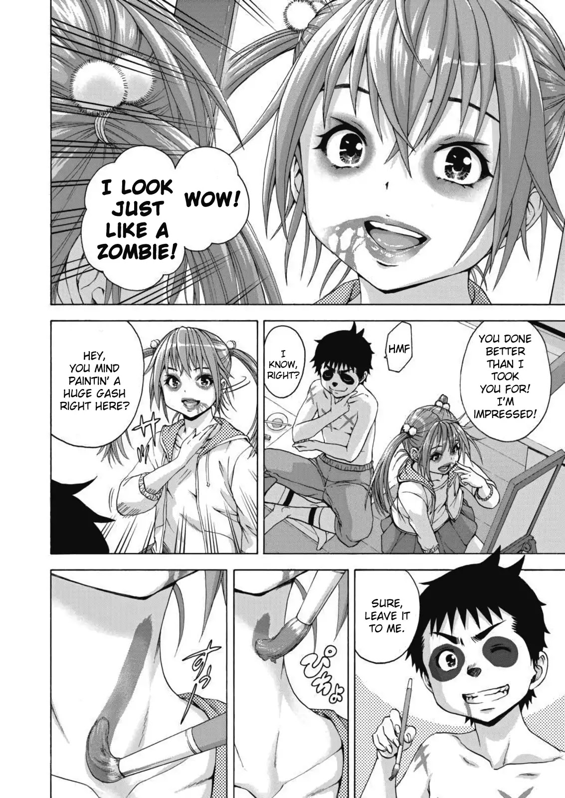 Mujaki no Rakuen - Parallel Chapter 1 page 8 - Chapter 1: Body-Painting in Paradise